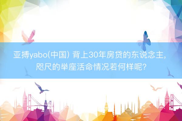 亚搏yabo(中国) 背上30年房贷的东说念主， 咫尺的举座活命情况若何样呢?